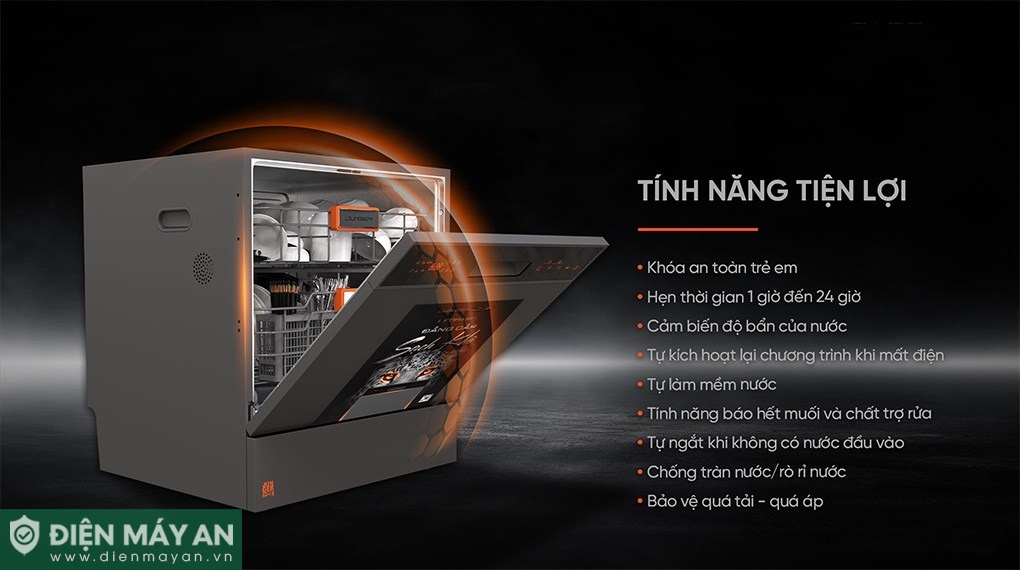 Máy rửa bát độc lập Junger Leopard DWJ-103

